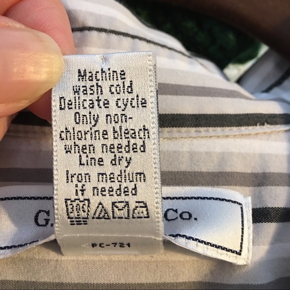 G.H. Bass & Co. Striped Button Down Blouse - Picture 5 of 6